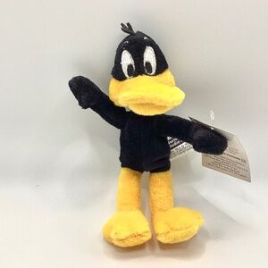 Vintage 1999 Warner Bros. Daffy Duck Mini Bean Bag - New